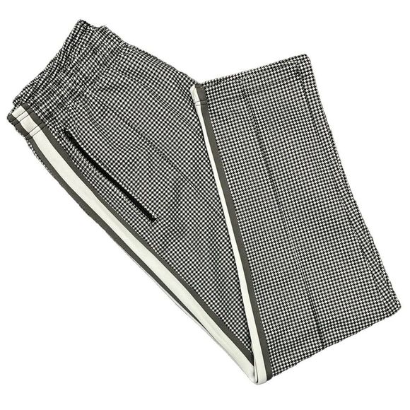 Urban Outfitters Plaid Houndstooth Black White Jogger Pants Mens Medium NWOT - Picture 5 of 16